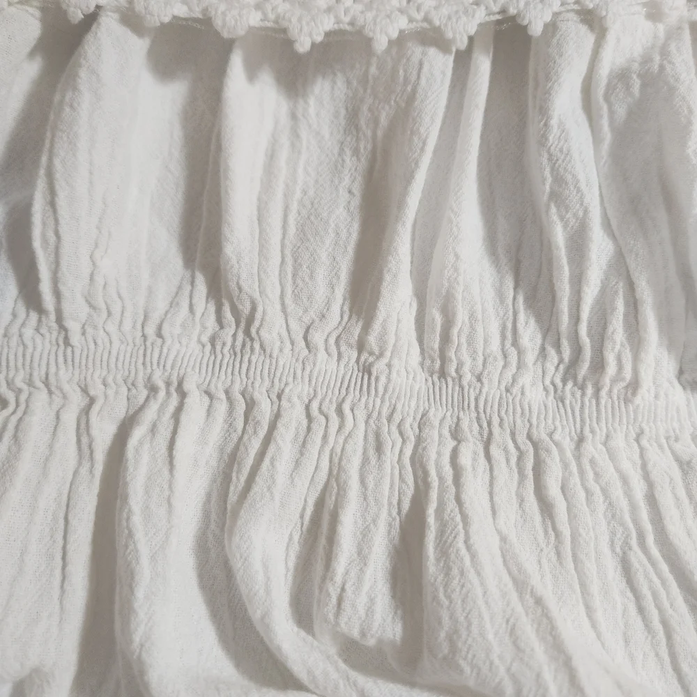 Lovely White Off-Shoulder High Low Dress; Beach Ready ππππΌπππ - Picture 12 of 13